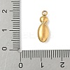 304 Stainless Steel Initial Pendants STAS-S186-12I-G-3