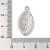 304 Stainless Steel Pendant Rhinestone Settings STAS-I310-20P-3