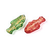 Baking Paint Transparent Glass Beads DGLA-N018-22-2