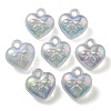 Luminous UV Plating Transparent Acrylic Pendants OACR-P010-10C-1