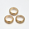 Ring Brass Spacer Beads KK-D404-G-1