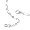304 Stainless Steel Charm Bracelets BJEW-JB12220-4