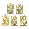 Rack Plating Alloy Pendants PALLOY-WH0103-04C-AG-2