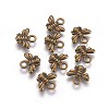 Tibetan Style Alloy Charms A-TIBEP-A123292-AB-FF-2
