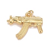 Rack Plating Brass Pendants KK-E262-02G-1
