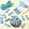 50Pcs DIY Wood Photo Paper Craft Clips AJEW-SP0003-43B-5