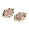 Natural Sunstone Faceted Horse Eye Links G-B126-02G-11-2