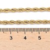 304 Stainless Steel Rope Chain Necklaces NJEW-F226-03G-05-3