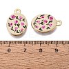 Valentine's Day Printed Alloy Pendants PALLOY-SZC0008-05L-3
