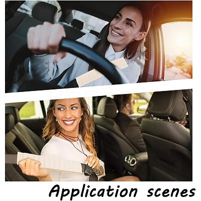 Nylon Universal Car Seat Belt Pads AJEW-OC0003-74A-1