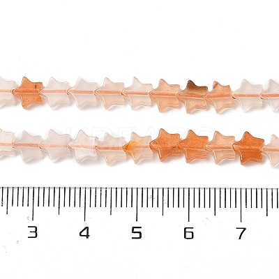 Natural Pink Aventurine Beads Strands G-H087-C06-01-1