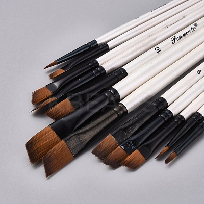 Wood Handle Paint Brushes Set TOOL-L006-05-1