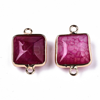 Natural Agate Links Connectors G-S359-207-1