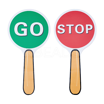 Plastic Traffic Sign DIY-WH0504-365-1