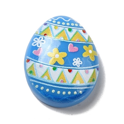 Easter Cartoon Opaque Resin Cabochons X-RESI-Q223-02B-1