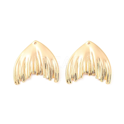 Rack Plating Brass Pendants KK-M261-41G-1