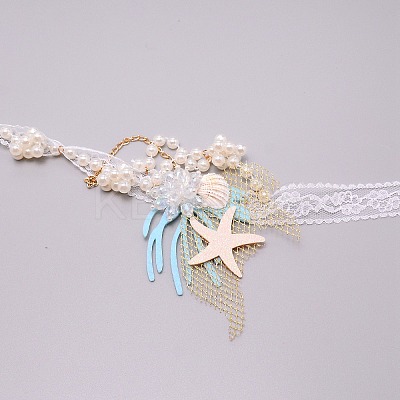 Lace Headbands for Girls LS-OHAR-WH0021-01-1