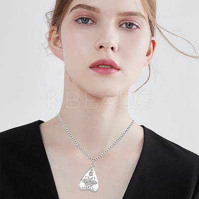 10Pcs 304 Stainless Steel Box Chain Necklaces NJEW-BBC0001-11A-1
