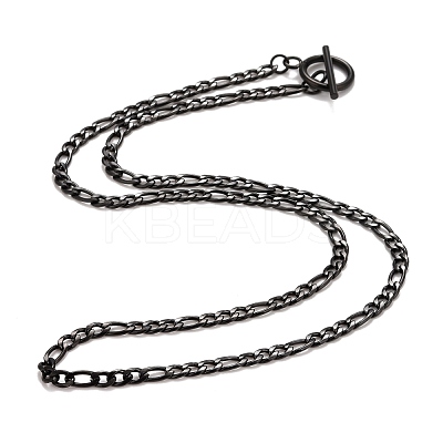 Ion Plating(IP) 304 Stainless Steel Chain Necklaces NJEW-A002-06EB-1