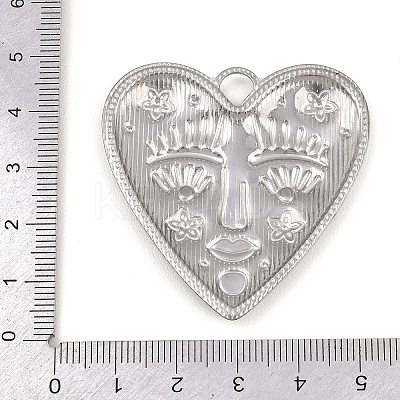 304 Stainless Steel Pendants X-STAS-P429-01A-A-1