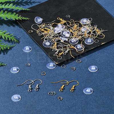 60Pcs Brass Earring Hooks DIY-FS0007-61-1