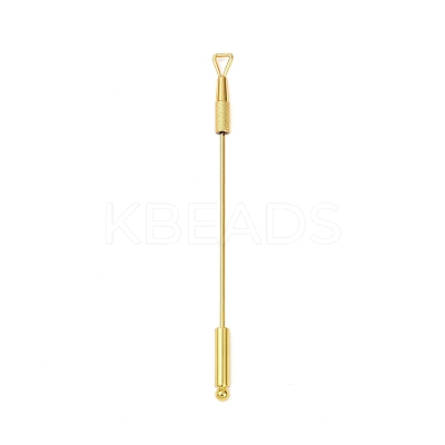 201 Stainless Steel Beadable Double Head Cuticle Pusher Nail Tools LS-STAS-R161-01G-1