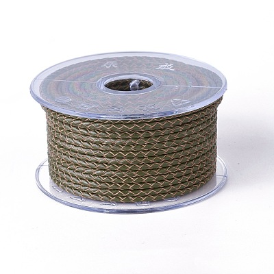 Braided Cowhide Cord WL-I004-3mm-D-05-1