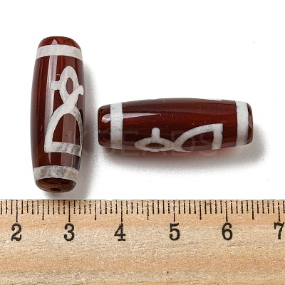 Tibetan Style dZi Beads Strands G-P526-A04-1
