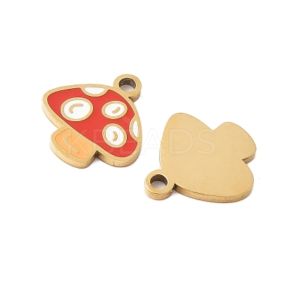 304 Stainless Steel Enamel Pendants STAS-R168-22G-02-1