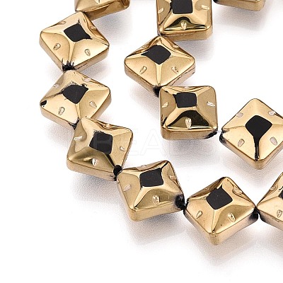 Electroplate Glass Beads Strands EGLA-T021-24A-1