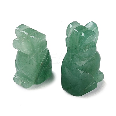 Natural Green Aventurine Carved Healing Figurines G-B062-03C-1