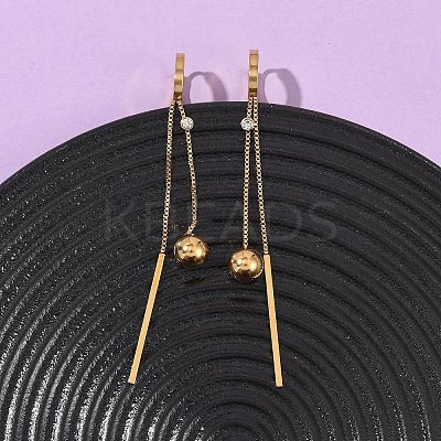 304 Stainless Steel Hoop Earrings EJEW-F393-11G-1