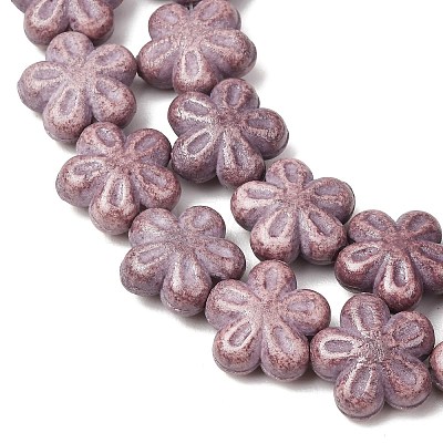Vintage Handmade Porcelain Beads PR-CBAA37B-07C-1