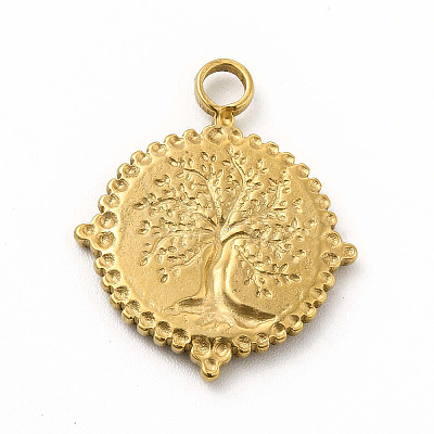 304 Stainless Steel Pendants LS-STAS-M305-13G-1