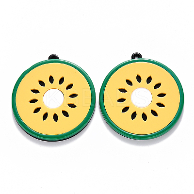Cellulose Acetate(Resin)Pendants KY-R017-15B-1