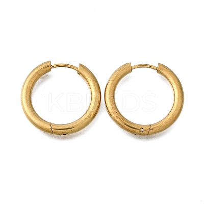 Round 304 Stainless Steel Hoop Earrings EJEW-V005-01G-01-1