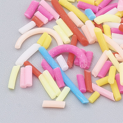 Handmade Polymer Clay Sprinkle Beads CLAY-N002-13-1
