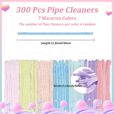 7 Colors DIY Plush Sticks FIND-WH20019-101D-1