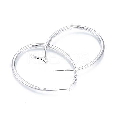 Tarnish Resistant 201 Stainless Steel Teardrop Hoop Earrings for Women EJEW-N052-03A-01-1