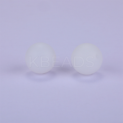 Round Silicone Focal Beads SI-JX0046A-31-1