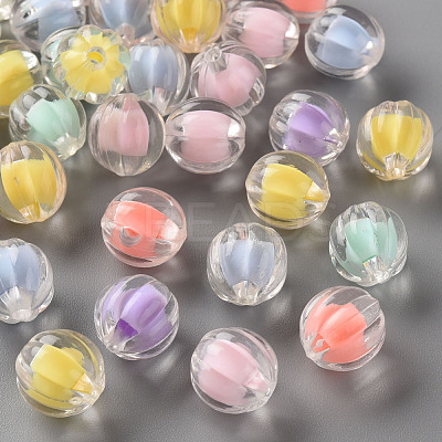 Transparent Acrylic Beads TACR-S152-07A-1