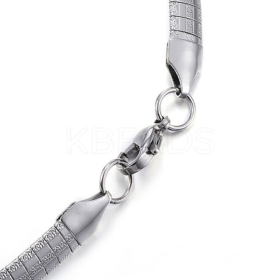 Tarnish Resistant 304 Stainless Steel Necklaces LS-NJEW-E080-05P-1