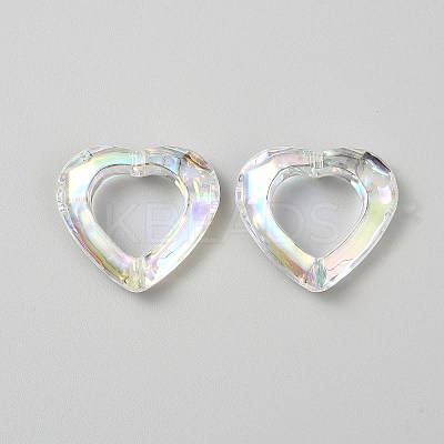 Plating Acrylic Beads MACR-WH0010-20A-03-1