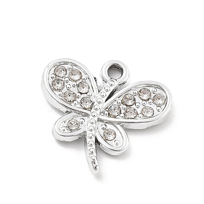 Alloy Rhinestone Pendants FIND-U026-25C-P-1