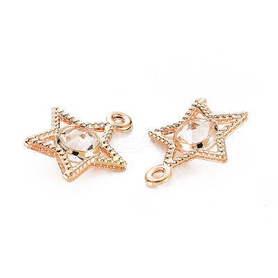 Rack Plating Eco-Friendly Iron Pendants IFIN-Q133-008-NR-1