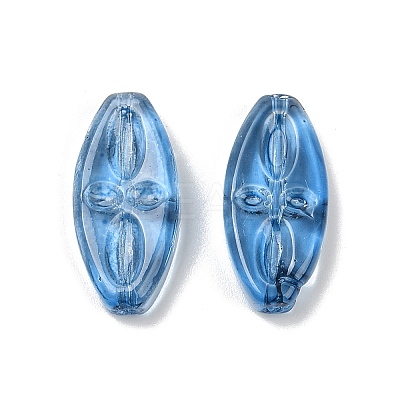 Transparent Glass Beads DGLA-E004-14J-1