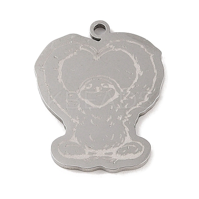 Non-Tarnish 201 Stainless Steel Pendants STAS-C095-24P-1
