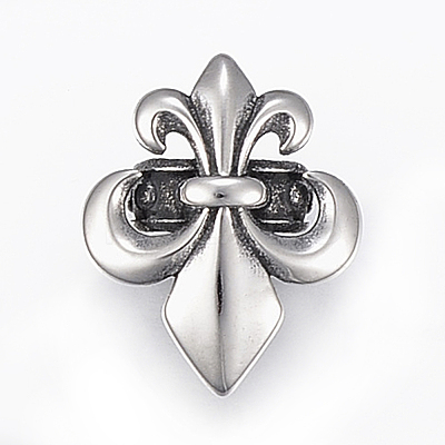 304 Stainless Steel Slide Charms/Slider Beads LS-STAS-I091-28AS-1