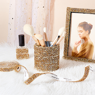 Self Adhesive Rhinestone Tape DIY-WH0386-33-1