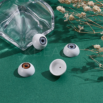 2 Pairs 2 Colors Plastic Safety Craft Eye DIY-WR0004-38-1